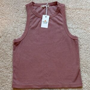 Marine Layer Dusty Rose Tank Top